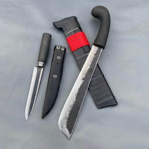 GOL0K KERJA KARET SINTETIS TEBAS BAMBU SUPERTAJAM BONUS PISAU