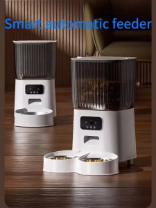 EBBSTORE WiFi Automatic Cat Feeder Smart Pet Feeder with Camera for Custom Feeding and Food Preservation