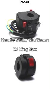 Handle Saklar Kiri Kanan RX King New 2003 Switch Holder Stater Swit Dim Starter Klakson Sen Sein Lampu Depan On Jauh Dekat Engine Cut Off Hendel Handel