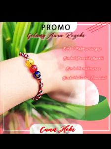 Cuan Hoki Gelang Aura Tridatu MPH Original Khas Bali Gelang kebudayaan mantra tibet Bisa COD