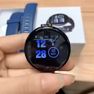 D18 Waterproof Round Smart Watch with Fitness Tracker/Bluetooth Smart Watch for Men Support Health Detection smart watch with blood smartwatches