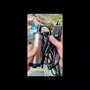 MAXPUMP Pompa air celup Silver Transfer Air Solar Oil mini DC 12v 51mm pompa celup Portable Diesel Pump DC 24v 38mm Submersible Pump Sedot Solar Oli Minyak Air Pompa Minyak submersible pump Emas pompa Celup pompa solar sedot minyak pompa minyak oil pump