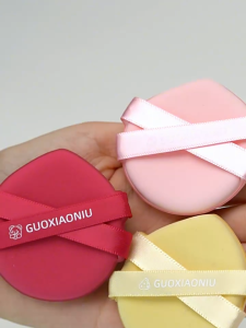 GUOXIAONIU Butter Double Ribbon Air Cushion Puff yayasan cecair khas basah dan kering alat dwi-tujuan bertukar alat besar dalam hubungan dengan Air