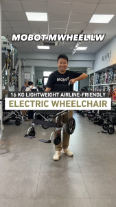 MOBOT SG OFFICIAL | MWHEEL LW Motorised Electric Wheelchair | 16kg | Lightweight | Airline-friendly | LTA Compliant