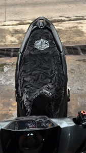Original JRP BLACK EDITION Rubber Logo Waterproof Thailand Motor Seat Cover naka tahi na with sticker nakatahi na