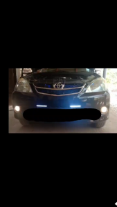 2pcs LED 6000K DC12V DRL Daytime Running Lights Car-styling Fog DRL Daytime Lamp For Car Accessories