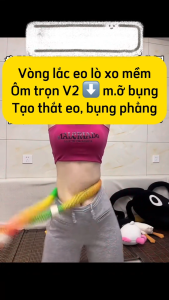 Vòng Lắc Eo Lò Xo 1.3-1.5kg Hợp Kim Thép Bọc Nhựa Mềm Lò Xo Bên Ngoài Vòng Lắc Giảm Vòng Eo Mỡ Bụng Eo Thon Hãng Amalife