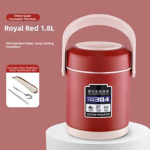 mibinuan | Long-lasting Insulation 304 Stainless Steel Lunch Box Spill-proof