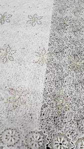 2026 High-Quality Nigerian Tulle Lace Fabric for Wedding Dress Embroidery Stones Party Guipure Chiffon Sewing