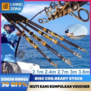 Joran Pancing Joran Pancing Murah / Portable Carbon Fiber Telescopic 2 Meter - 3Meter / Joran Pancing Murah Kuat Teleskopik / Fishing Rod Carbon Fibre/ Joran Pancing Fiber Import PANCINGAN BELUT