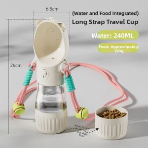 HOOPET | Portable Water & Food Combo Pet Water Feeder