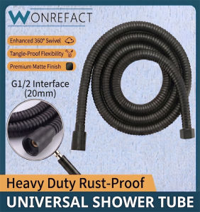 Flexible Shower Hose Anti-Leak Universal Interface Thickened Stainless Steel Tube Fits HDB Toilet Bidet Durable
