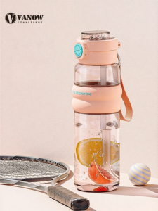 Vanow | Portable Large Capacity Student Water Bottle with Straw