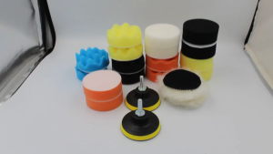 Bộ 8/11/12 Đĩa Đánh Bóng Xe Hơi 3/5 Inch - Miếng Lót Len Xốp Tự Dính Cho Máy Khoan Máy Đánh Bóng