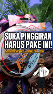 RELIX NUSANTARA JABRIK HS X8 MULTICOLOUR 400 METER - BENANG PE FREE LEADER SAMAR