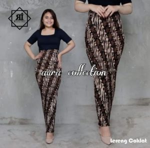 rok plisket instan / rok  plisket batik bawahan kebaya / rok batik modern (real pict)