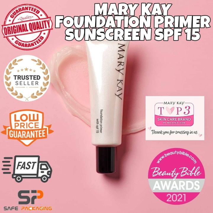 MARY KAY® FOUNDATION PRIMER SUNSCREEN SPF 15 Lazada