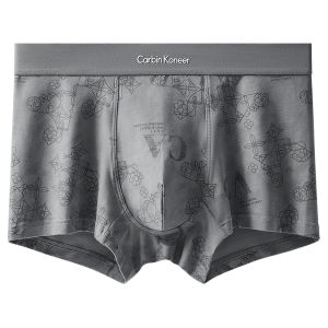 CarbinKoneer | CarbinKoneer Mens Cotton Underwear Shorts Boxer Briefs Mid-Waist Antimicrobial Comfortable Breathable Sporty Autumn Winter