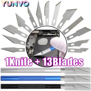 Professional Engraving Knife Non-Slip Craft Cutter Blades Magnetic Storage Case Mobile Phone Repair Electronic DIY Hand Tools