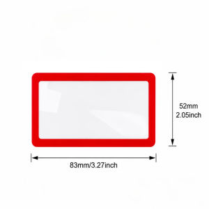3X Magnifying Glass Portable Reading Magnifier Slim Clear Pocket Magnifier for Small Print Books Labels Receipts Easy Carry