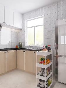 2/3/4/5 ชั้นล้อรถเข็นชั้นวางตะกร้าเก็บอาหารรถเข็นจัดเก็บแบบเคลื่อนย้ายได้อเนกประสงค์เพื่อประหยัดพื้นที่สามารถเก็บของใช้ประจำวันเช่นอุปกรณ์ครัวกล่องปรุงรสและเจลอาบน้ำ