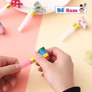 Bộ 5 Kèn thổi sinh nhật party buổi tiệc vui nhộn kèn lưỡi ngộ nghĩnh Shop Bố Sam