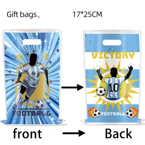 Hasbro | 10/30/50Pcs Soccer Gift Bags Soccer Goodie Bags Football Theme Gift Bags for Birthday Party Favors Sports Events Gathering Decor