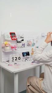 Desktop Storage Pegboard For Office And Home Use Equipped With Various Accessories Freely Combinable For Decoration.