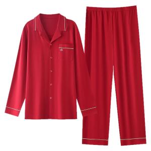 Bộ đồ ngủ cặp đôi MiiOW Cat Person vải cotton cổ bẻ thoải mái