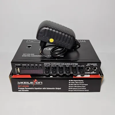 Parametric Preamp Equalizer Karaoke Bluetooth Skeleton EQ300