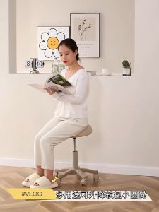 Office Salon Home Stainless Rolling Stool Bar Stool Bar Chair Lifting Beauty Stool Home Rotating Round Bar Stool Swivel Chair Barber Shop Chair Backrest Tattoo Stool Height Adjustable