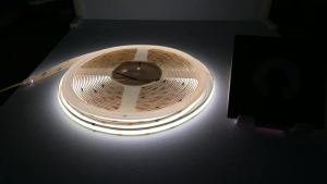 5M 10M 20M COB CCT LED Strip 24V Flexible High Density Dimmable Room Light 2.4G RF Touch Remote Control Dual White 2700K-6500K