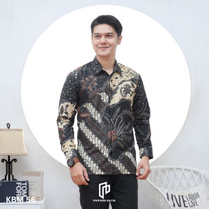 Baju Batik PENDEK pria - Kemeja Batik PREMIUM Lengan Pendek Hem Batik Pendek Kemeja Batik Pendek Pripoen Batik