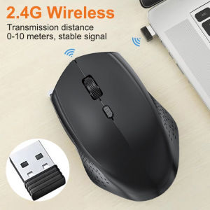 Kebidumei USB 2.4เมาส์ไร้สาย Ghz 1600DPI 4ปุ่มเมาส์แบบออปติคัลไร้สายพร้อมเมาส์ไร้สายรับสัญญาณสำหรับเดสก์ท็อปพีซีแล็ปท็อปวินโดว์คอมพิวเตอร์