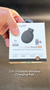 (Samsung Edition) Mazer Wireless Charger Qi2.2 Foldable Wireless Charging Pad upto 30W Fast Charging