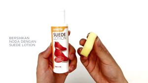 COLOLITE SUEDE LOTION: Cairan Pembersih dan Perawatan Produk Sepatu, Tas, dan Jaket Berbahan Suede Nubuck