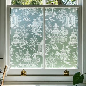 ZHIXIAO | Chinese Style Bathroom Privacy Glass Stickers