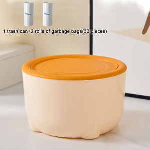 1pc Mini Trash Bin Small Garbage Can For Desk Food Waste Bin,Pet cat litter cleaning box,Portable trash can in car