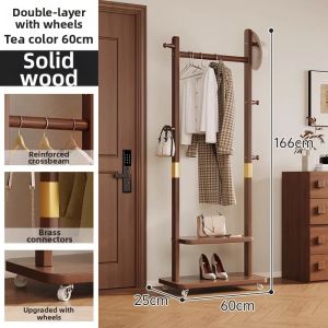 ZHUSHANXIA | Space-saving Mobile Coat Rack for Home