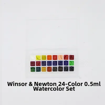 Winsor & Newton | Beginner Friendly 24 Color Watercolor Set 24pc