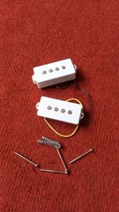 Set 2 pickup 4 dây màu đen thay thế cho đàn guitar bass