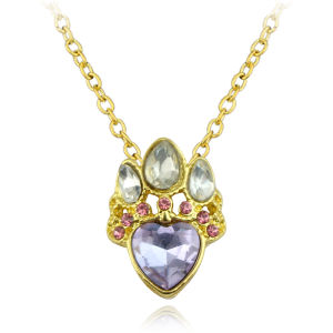 Rapunzel Accessories Gift Rapunzel Crown Charm Necklace For Women Girls Gold Plated Princess Crown Necklace Wedding Geek Jewelry