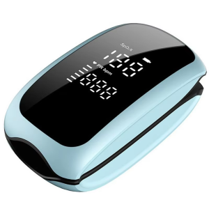 JUSTLANG Rechargeable Fingertip Pulse Oximeter Medical SPO2 Blood Oxygen Saturation Meter Digital LED Display Child Adult Health