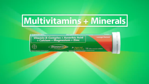 Berocca Multivitamins & Minerals Effervescent tablets (10s 15s & 30s)