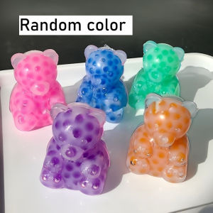 Squishy Little Bear Squeeze Pimples Fidget Toy Wet Soft Cute Animal Decompression Toy Creative Cute Anti-pressure Gift Prank Toy