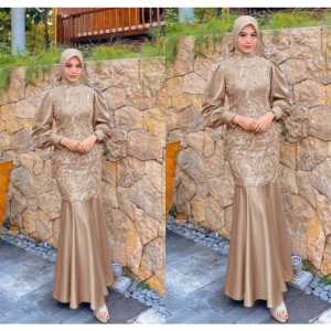 GAMIS DESYA BRUKAT MIX VELVET M L XL XXL/MAXI FASHION MUSLIM SERAGAM PESTA KONDANGAN/ SRESS DUYUNG KEKINIAN