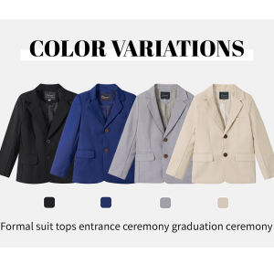 LOlanta Formal Coat for Kids Boy Jacket Sport Blazer Wedding Ring Bearer Party Pageboy Sets New Year Tuxedo Outfit for 5-13 Years