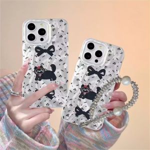 MOR Case: Casing Hologram & Silikon TPU Motif Kucing Hitam untuk Vivo, Samsung, dan Oppo