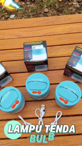 Lampu Tenda Camping Bohlam BLUB LED 5805 7RTP57BK Lenter Camping Taffled Rechargeable LED