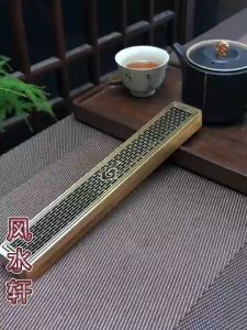 卧香炉 复古合金祥云线香盒 送35PCS线香和防火棉 Incense Burner Incense Stick Holder Sandalwood Joss Stick 香 沉香 檀香炉 家居熏香 安神助眠 Room Decoration
